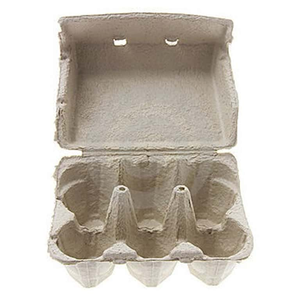 Биоразлагаемые коробки для яиц мякоти упаковка лоток для яиц черные пустые коробки для яиц - Product Image 2