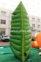 Décoration gonflable publicitaire Zongzi en forme de feuille verte, idéale pour centres commerciaux et événements festifs