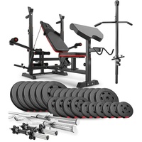 Équipement de musculation pour la maison, système d'entraînement combiné multifonctionnel, kit d'entraînement complet tout-en-un, pour un seul utilisateur, en acier