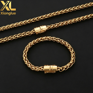 High Quality 6mm Silver Plated High Polished Stainless Steel Franco Chain Bracelet Hip Hop Jewelry for <b>Men</b> and Women - Product Image 6