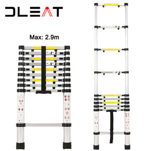 Échelle télescopique extensible <span class=keywords><strong>en</strong></span> aluminium pour extérieur, échelle d'escalade, <span class=keywords><strong>Père</strong></span> Noël - Product Image 2