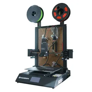 MakerPi P3 Pro Sin Nivelación IDEX 2 Cabezales 2 Colores 5 En 1 Impresora 3D Stampante 3D Druck