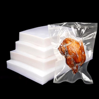 Sacs sous vide en PE thermoscellables personnalisés 4x6 pouces entièrement maillés pour l'emballage des fruits de mer et du poulet