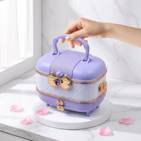 Trousse de Maquillage d'Imitation Fille pour Enfants, Boîte de Voyage DIY, Jouets de Beauté et Mode, Jeu de Maison