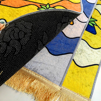 Tapis imprimés personnalisés de bonne qualité, fabricant chinois, tapis de prière éducatif islamique pour enfants