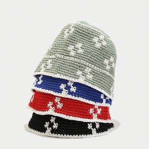 Sombrero de Sol Japonés Hecho <span class=keywords><strong>a</strong></span> Mano con Flores de Ganchillo, Estilo Primavera-Verano, Delgado, Fácil de Llevar - Product Image 2