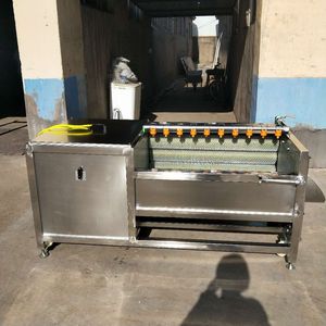 土豆生姜山药蔬菜水果削皮器胡萝卜去皮清洗机生姜清洗去皮机 - Product Image 3