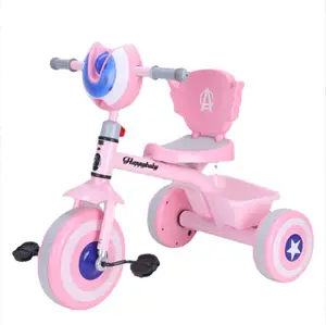 Cheap Price Simple Baby Tricycle 3 Wheel Children Trike Kids Tricycle With Light And Music