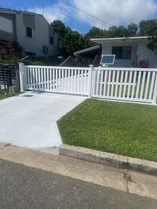 Haute qualité PVC Semi intimité clôture coupe-vent extérieur jardin balcon barrière décor échantillons gratuits 4 'x 8' blanc haut plat <span class=keywords><strong>piquet</strong></span> 3824 - Product Image 3