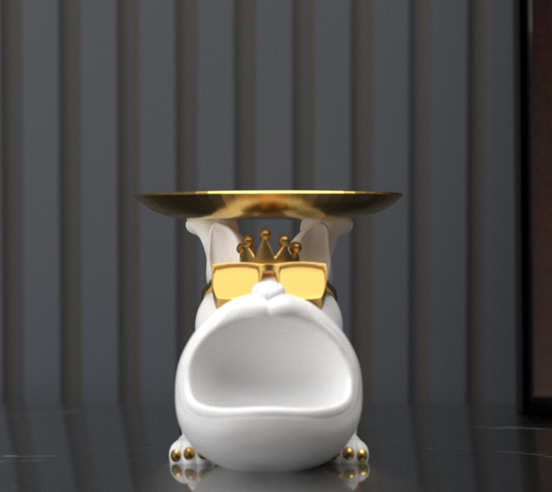 Small white Length, width and height 19*14*13cm