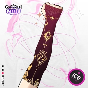 19 Estilos de Mangas de Protección Solar de Verano de <span class=keywords><strong>Genshin</strong></span> <span class=keywords><strong>Impact</strong></span> con Personajes como Zhong Li, Xiao y Klee, de Algodón, Unisex - Product Image 3