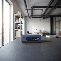 Mini PC Intel N150 de Formato Pequeño, 32 GB de RAM, 512 GB SSD, USB 3.2, LAN 1000M, Win11 Pro, Juegos 4K, Oficina en Casa