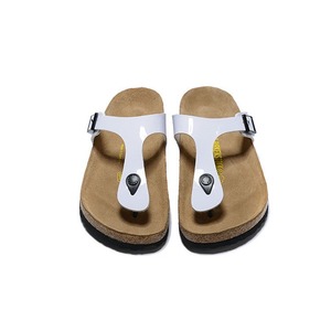 Sandales <span class=keywords><strong>Birkenstock</strong></span> Gizeh pour femmes, <span class=keywords><strong>chaussures</strong></span> d'été, <span class=keywords><strong>tongs</strong></span> de plage, semelle en liège, pantoufles de bureau, cuir huilé, achat en gros - Product Image 4