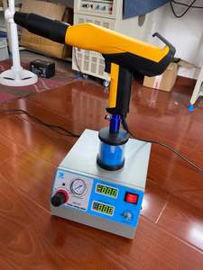 Pistolet de peinture en poudre DIY Tribo, moteur haute efficacité 220Vac 40W, substrat en acier, sortie 100kV, fonctionnement facile, peinture automatique - Product Image 6