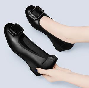 Donne eleganti <span class=keywords><strong>scarpe</strong></span> casual comfort <span class=keywords><strong>scarpe</strong></span> a suola piatta per le donne e le signore in pelle <span class=keywords><strong>tacco</strong></span> <span class=keywords><strong>Basso</strong></span> <span class=keywords><strong>scarpe</strong></span> da <span class=keywords><strong>sposa</strong></span> Formale - Product Image 5