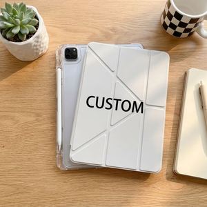 Funda Personalizada para Tablet con Diseño de Origami en Forma de Y, Porta Lápices, Parte Trasera Transparente Resistente a Impactos, Soporte Multiángulo, Impresión DIY Promocional - Product Image 6
