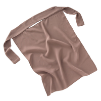 Niqab islamique modeste pour le commerce de gros, design à nouer à l'arrière, en tissu polyester respirant et léger, sans manches, pour tous