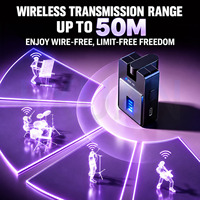 Système de monitoring intra-auriculaire sans fil Bluetooth professionnel à 8 canaux audio pour chanteurs sur scène avec portée de 2,4 G et 30 m