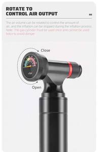 Pompe à vélo miniature portable d'urgence, gonfleur <span class=keywords><strong>CO2</strong></span>, <span class=keywords><strong>cartouche</strong></span> de 16 g, pompe à pneus de vélo, pompe à vélo de <span class=keywords><strong>route</strong></span> et de montagne, pompe à vélo <span class=keywords><strong>CO2</strong></span> - Product Image 6