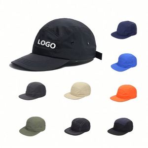 Custom Nylon 5 Panel Camping Cap Waterproof Reflective Logo Printed Sports <b>Hat</b> <b>for</b> Running <b>for</b> Travel - Product Image 1