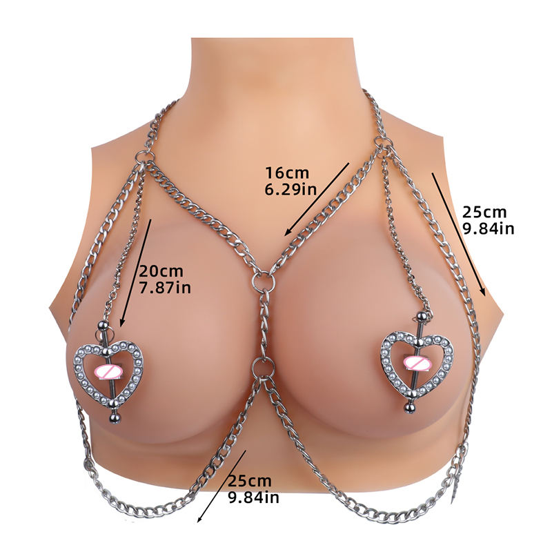 พร้อมโซ่โลหะ-สีเงิน