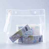 Bijoux en pvc sac à outils nouveau maquillage voyage pvc curseur pochette maquillage brosse sac vinyle transparent pvc pochette à fermeture éclair