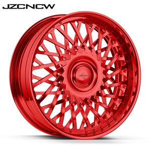 JZCNCW Juego de 3 Ruedas de 26 Pulgadas 5x112 5x114.3 5x120 5x120.65mm, Llantas Forjadas de Perfil Bajo para A4 A5 A6 Q5 B8 B9 W205 W212 C6 C7 - Product Image 3