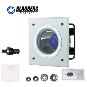 Ventilador Radial Industrial Blauberg de 280 mm con Aspas de Acero Inoxidable, Montaje en Ducto, Ventilador Central HVAC de 230 V con Certificación CE para Ventilación - Product Image 4