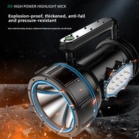 Projecteur LED multifonctionnel rechargeable haute puissance Lampe de camping portable longue portée Lumière puissante extérieure antidéflagrante