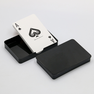 Naipes con Logotipo Personalizado con Caja de Metal/Plástico, Naipes de Póker de Lujo con Lámina Dorada para Fiestas Corporativas - Product Image 5