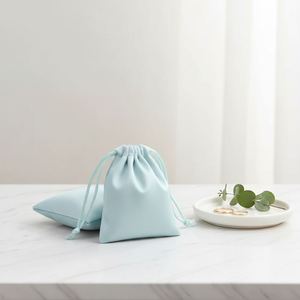 Pochette personnalisée en velours de haute qualité avec cordon de serrage, emballage cadeau anti-poussière en satin pour bijoux, pour sacs en soie ou en velours de toutes tailles - Product Image 5
