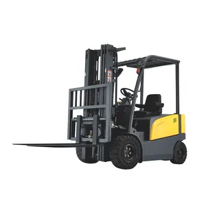 Small Electric Forklift Storage Equipment 3.0T Lithium Battery Driven AC Motor Pedestrian Four Wheel Electric Forklift