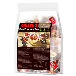 Tè alle Erbe Cinesi Ginseng Cinque Tesori, Tisana Nutriente in Bustine per Vitalità, Supporto alla Salute Renale, Energia Maschile e Fertilità - Product Image 6