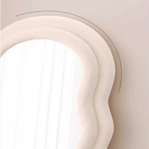 Espejo de pie de cuerpo entero <span class=keywords><strong>ECOLIVING</strong></span> Aesthetic Arch Art Deco con marco de aleación de aluminio, borde delgado, espejo grande para decoración del hogar - Product Image 4