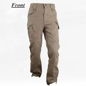 Mann Hose Casual Pants YARN Stoff gewebte flache Vorderseite für Herbst OEM Service Custom 100% Baumwolle Fleece DYED Oxford Mid Waist S-XXL