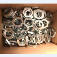 ASME B18.2.2 B18.2.4.5M DIN 936 5 # Acier au carbone de 4 pouces Gr. Écrou hexagonal fin 2 5 8 M1.6-M98, zingué, taille personnalisée, écrou de blocage en stock