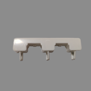 รางม่านสามช่องแบบแบนสีขาวรางม่านโลหะผสมปรับแต่งได้ - Product Image 4