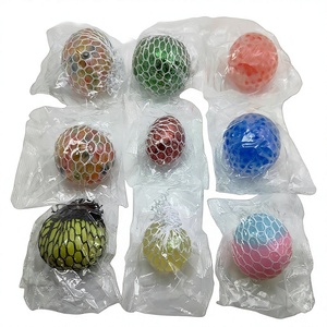 Jouet anti-stress viral : Perles colorées en caoutchouc absorbant l'eau, jouet sensoriel en forme de raisin pour enfants et adolescents, goutte d'eau - Product Image 1
