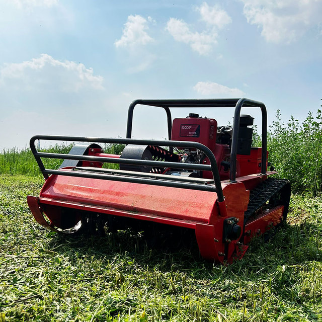 Agricultural Garden Special Zero-turn Large Slope Remote Control Lawn Mower Crawler Robot Lawn Mower