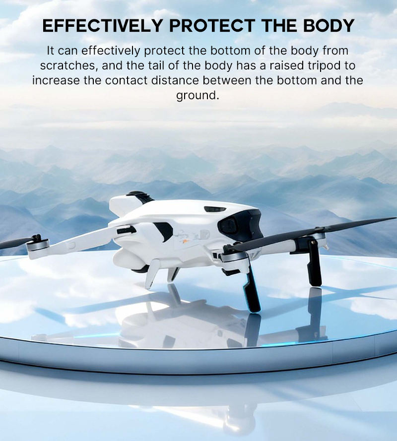 HONGDAK for Shadow Feather Antigravity A1 Drone Height Extender Tripod Landing Gear Accessory Bottom Scratch-Resistant Foldable