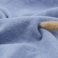 Nouveau style tissu polaire tricoté en laine, soie, viscose, élasthanne/polyester, brossé double face, moderne, pour couette, largeur 43/44 pouces, automne-hiver