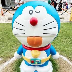 รูปปั้นไฟเบอร์กลาส<span class=keywords><strong>โด</strong></span>ราเอมอนน่ารักขนาดชีวิตงานประดิษฐ์ทำมือสำหรับตกแต่งในร่ม - Product Image 5