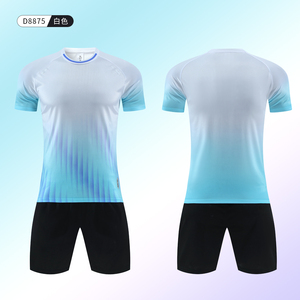 Ensemble de shorts de sport unisexe personnalisable grande taille en polyester respirant pour l'été, uniforme de football taille XL, techniques d'impression - Product Image 3