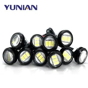 3led Super lumineux Eagle Eye Light DRL Car diurne Running Lamp Auto liquidation coin Light Parking Lights