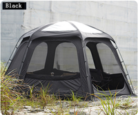 Tente nouveau design Vente Tente en toile Yourte Tentes de luxe Hotel Resort Glamping avec salle de bain