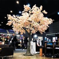 Plante artificielle 1 pièce de 10 pieds, grand canopée en fleurs de cerisier, arbre de mariage pour décoration d'intérieur