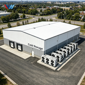 Structure en acier Q355b haute performance pour entrepôt frigorifique, préférée par les constructeurs, pour le développement de 5000 m² - Product Image 1