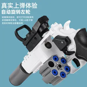 Nouvelle vente chaude électronique automatique EVA balle molle pistolet jouets enfants jeu de tir balle en mousse pistolet jouet pour garçons