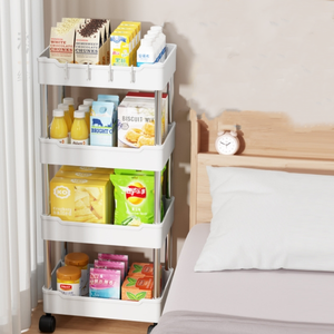 <span class=keywords><strong>Taquet</strong></span> de salle de bain Chariot de salon Fabrication de crevasses Tiroir roulant Étagères mobiles de rangement - Product Image 5