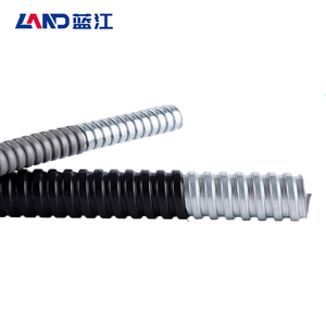 PVC tráng thép không gỉ đơn/đôi khóa kim loại linh hoạt ống thép linh hoạt ống dẫn để bảo vệ cáp - Product Image 2